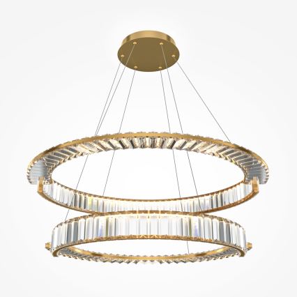 Maytoni P097PL-L90G4K - Lampadario LED a sospensione con filo KRONE LED/90W/230V CRI 90 diametro 80,5 cm oro