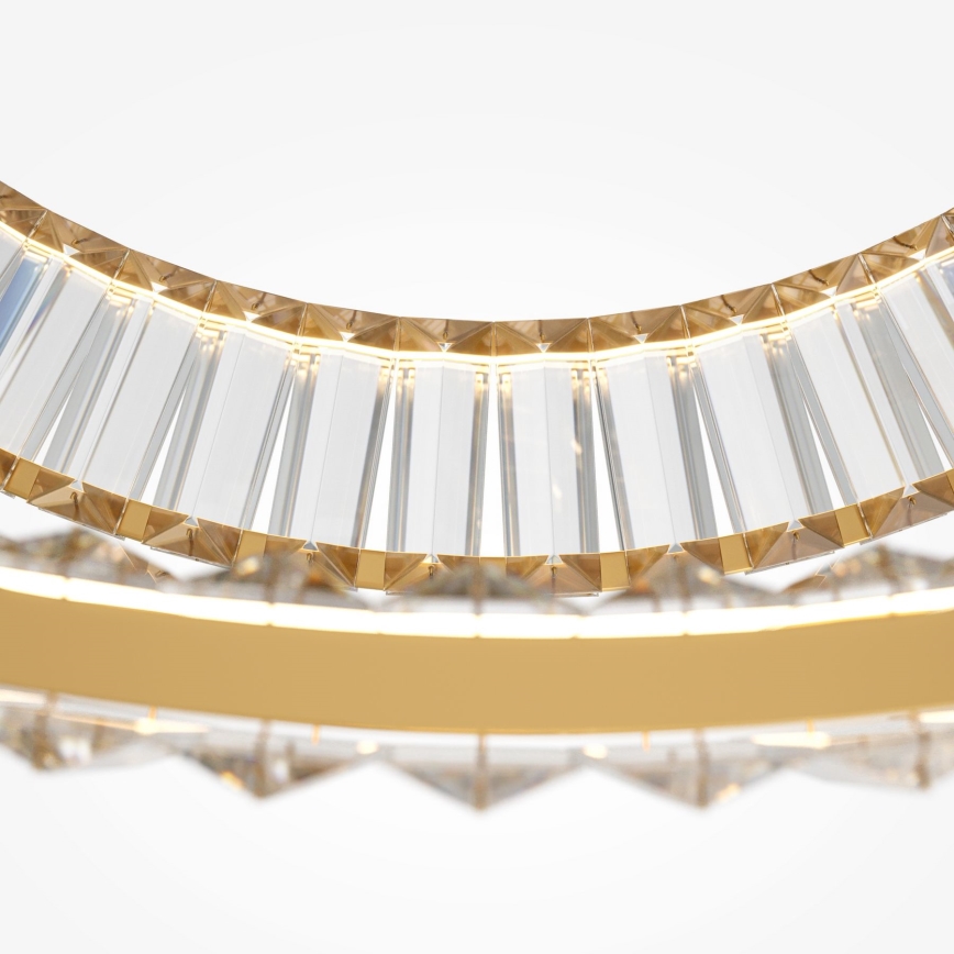 Maytoni P097PL-L90G4K - Lampadario LED sospeso a cavo KRONE LED/90W/230V CRI 90 Ø 102 cm dorato