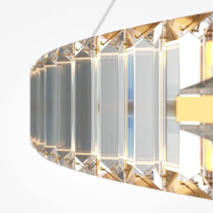 Maytoni P097PL-L90G4K - Lampadario LED sospeso a cavo KRONE LED/90W/230V CRI 90 Ø 102 cm dorato