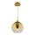 Maytoni P140-PL-110-1-G - Lampadario a sospensione con filo FERMI 1xE27/60W/230V oro