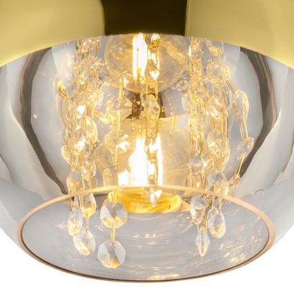 Maytoni P140-PL-110-1-G - Lampadario a sospensione con filo FERMI 1xE27/60W/230V oro