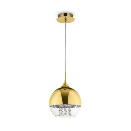 Maytoni P140-PL-110-1-G - Lampadario a sospensione con filo FERMI 1xE27/60W/230V oro