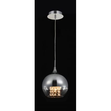 Maytoni P140-PL-110-1-N - Lampadario a sospensione con filo FERMI 1xE27/60W/230V cromo