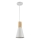Maytoni P359-PL-140-W - Lampadario a sospensione con filo BICONES 1xE27/60W/230V diametro 14 cm bianco/beige