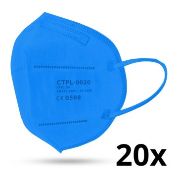 Media Sanex Mascherina FFP2 NR / KN95 blu 20pz