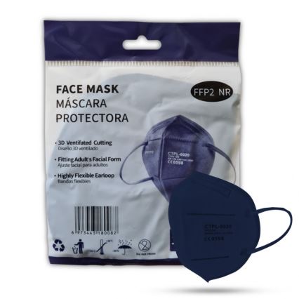 Media Sanex Mascherina FFP2 NR / KN95 Blu scuro 100pz