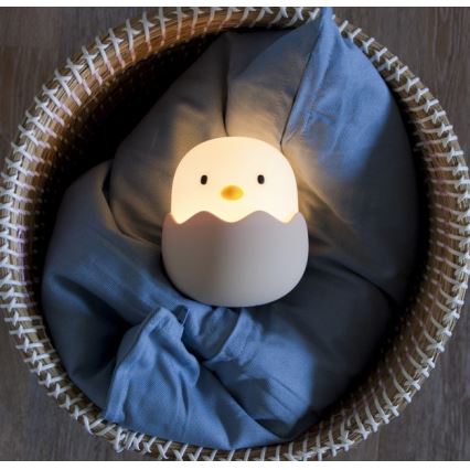 MegaLight - Lampada touch per bambini a LED RGB dimmerabile e ricaricabile EGGY EGG LED/5V