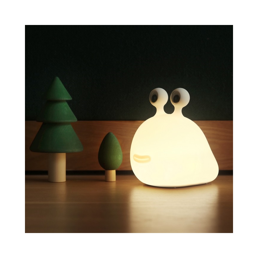 MegaLight - Lampada touch per bambini a LED RGB dimmerabile e ricaricabile MOMO MOON LED/5V
