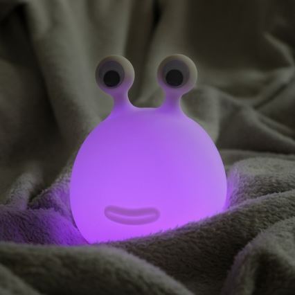 MegaLight - Lampada touch per bambini a LED RGB dimmerabile e ricaricabile MOMO MOON LED/5V