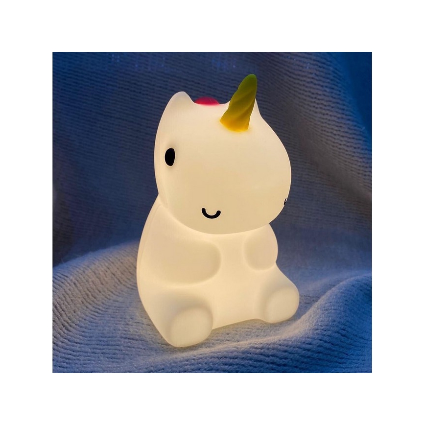 MegaLight -LED RGB lampada tattile ricaricabile e dimmerabile per bambini MAGGY MAGIC LED/5V