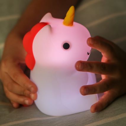 MegaLight -LED RGB lampada tattile ricaricabile e dimmerabile per bambini MAGGY MAGIC LED/5V