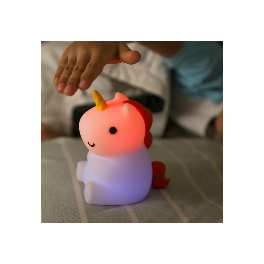 MegaLight -LED RGB lampada tattile ricaricabile e dimmerabile per bambini MAGGY MAGIC LED/5V