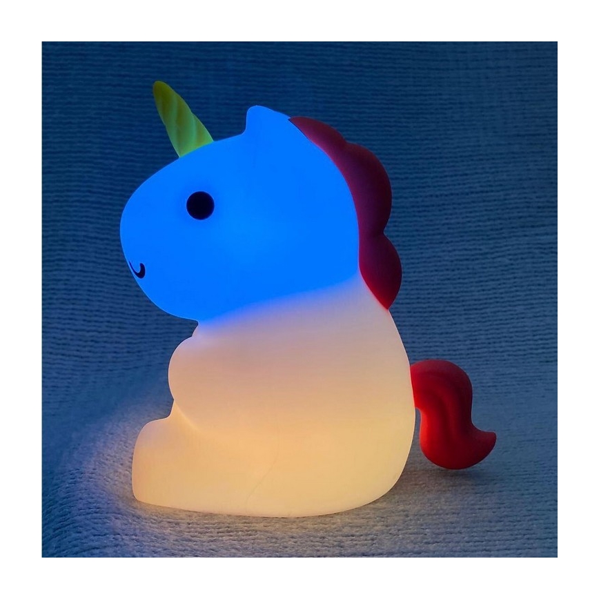 MegaLight -LED RGB lampada tattile ricaricabile e dimmerabile per bambini MAGGY MAGIC LED/5V