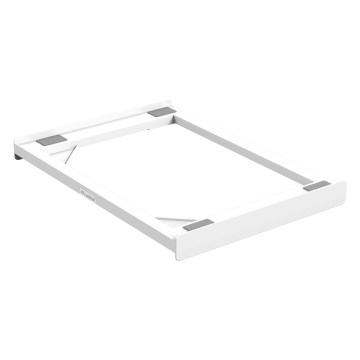 Meliconi 656116 - Distanziale per lavatrice e asciugatrice 46 cm bianco