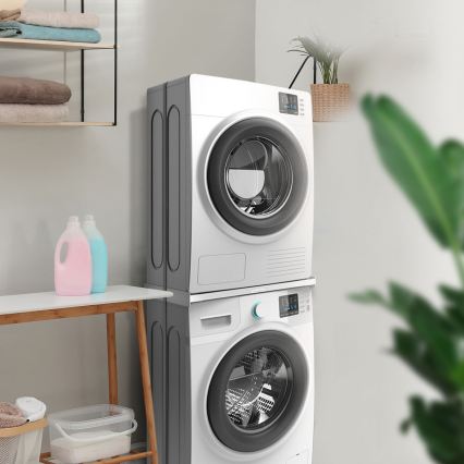 Meliconi 656116 - Distanziale per lavatrice e asciugatrice 46 cm bianco