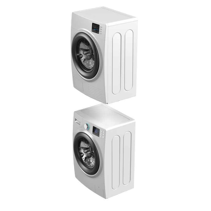 Meliconi 656116 - Distanziale per lavatrice e asciugatrice 46 cm bianco