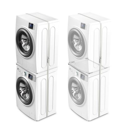 Meliconi 656116 - Distanziale per lavatrice e asciugatrice 46 cm bianco