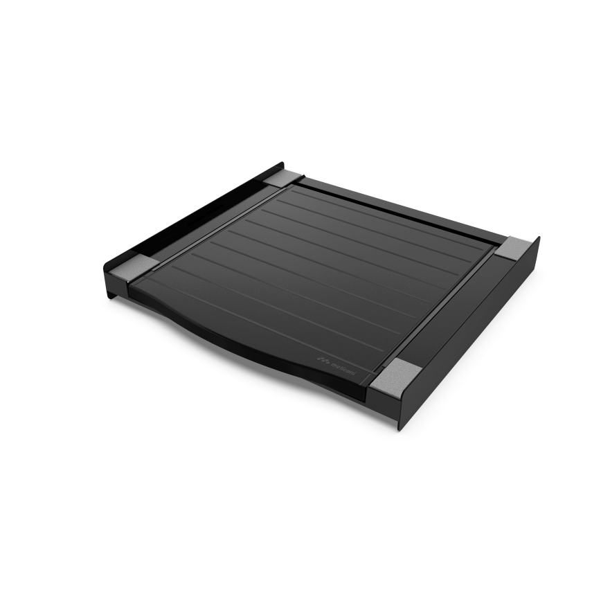 Meliconi 656136 - Base di sollevamento per lavatrice e asciugatrice con cassetto estraibile, 60 cm, nero