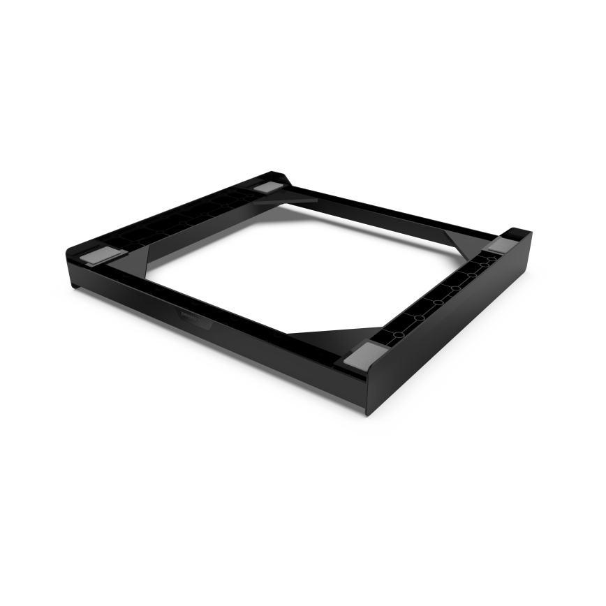 Meliconi 656138 - Supporto intermedio per lavatrice e asciugatrice 70 cm nero