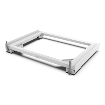 Meliconi 656149 - Base antivibrazione per lavatrice con ruote estraibili 47 cm bianca