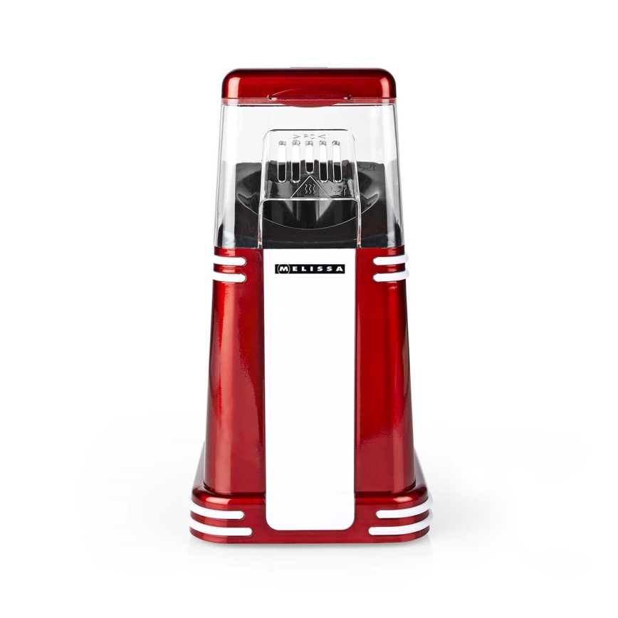 Melissa - Macchina per popcorn retrò ad aria calda 1200W/230V rossa