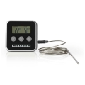 Melissa - Termometro per carne con display digitale e timer 0-250 °C 1xAAA