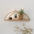 Mensola 45x18 cm quercia/oro