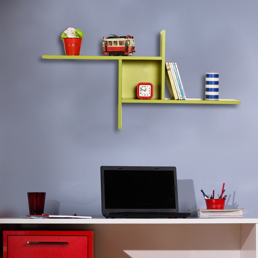 Mensola 50x100 cm verde