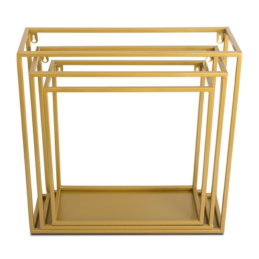 Mensola a muro 40x40 cm oro