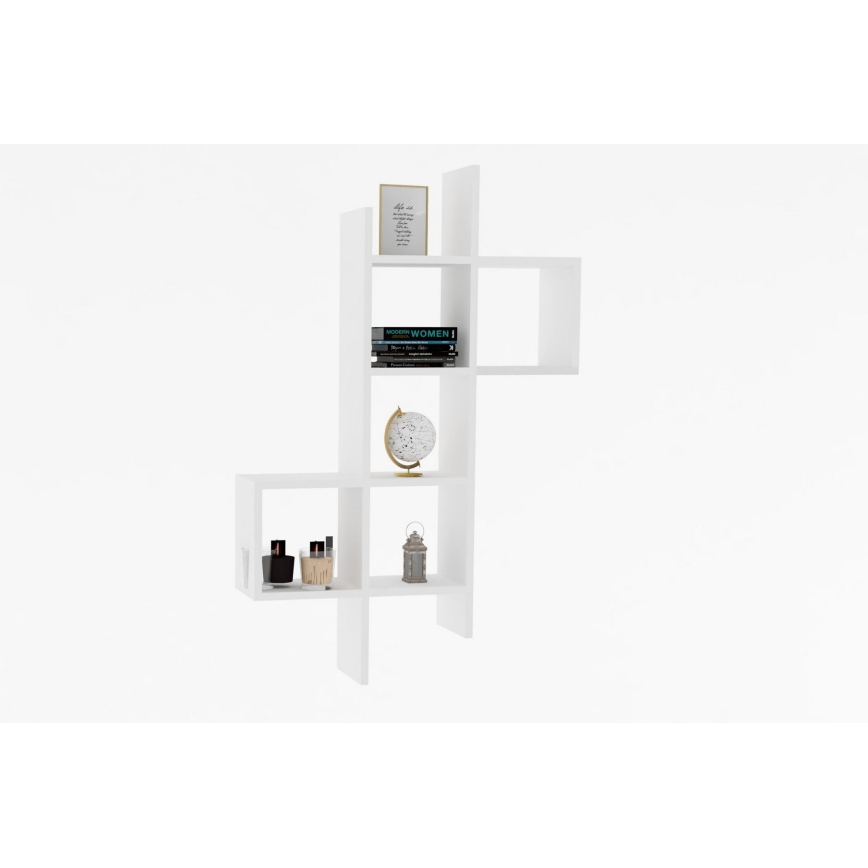Mensola a muro KENO 125x78,6 cm bianca