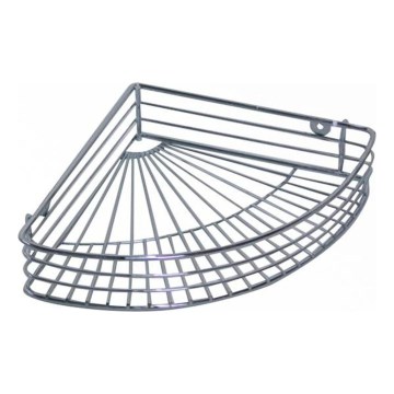 Mensola angolare per doccia 22,7x31,5 cm in cromo lucido