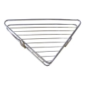 Mensola angolare per doccia 25x34 cm cromo lucido