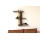 Mensola da parete BAHRO 90x111 cm antracite/marrone