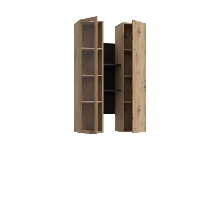 Mensola da parete INAR rovere/nero