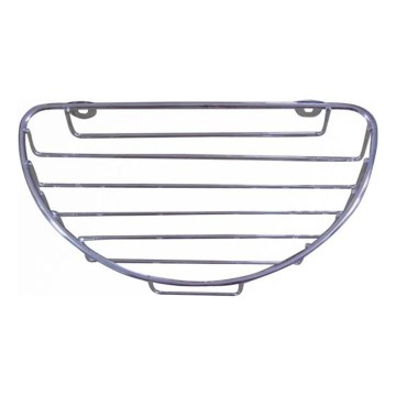 Mensola da parete per doccia 12,7x23 cm cromo lucido