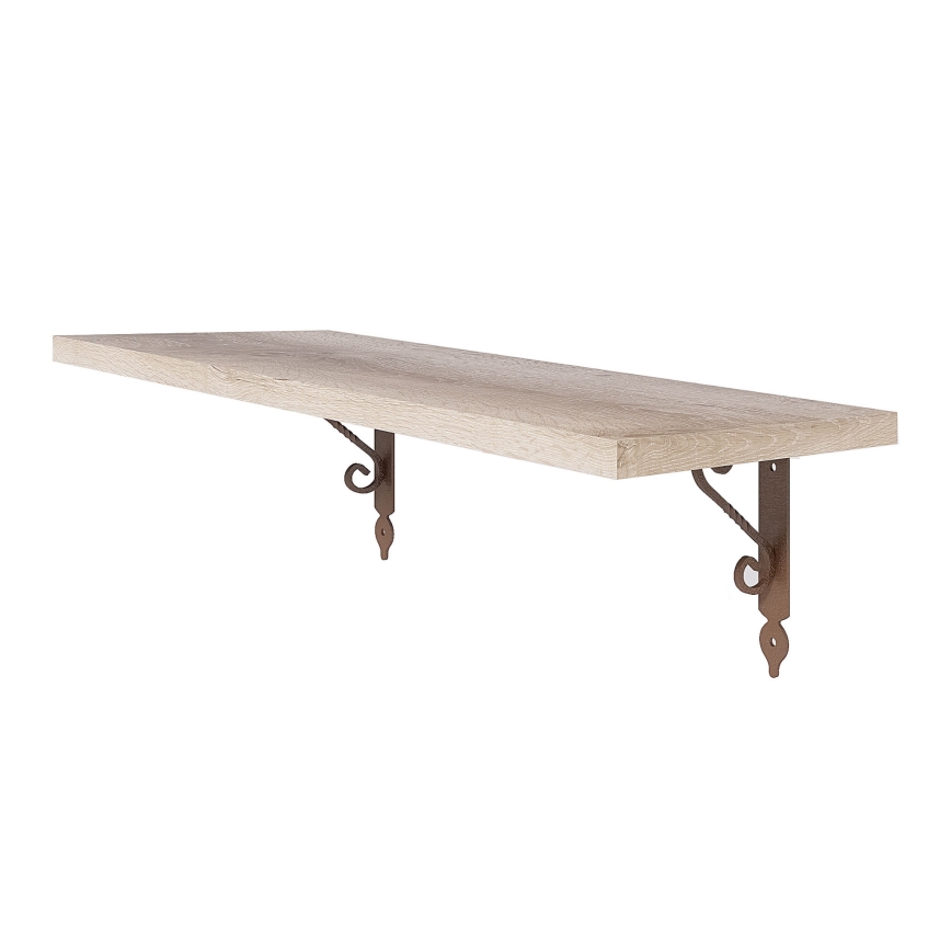 Mensola da parete RETRO 20x60 cm beige/rame