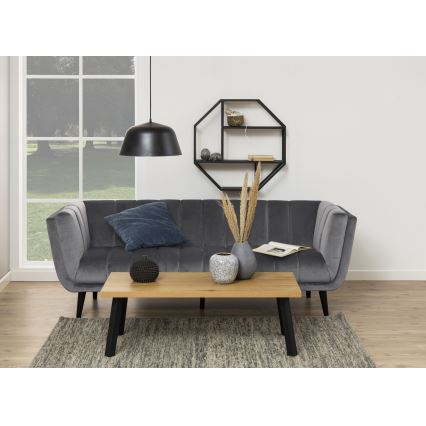 Mensola da parete SARON 77x77 cm nera