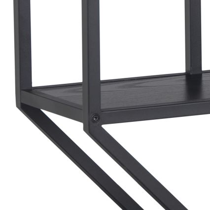 Mensola da parete SARON 77x77 cm nera