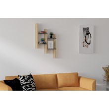 Mensola da parete SU 85x49 cm beige/antracite