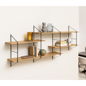 Mensola da parete TOCO 191 x 79 cm in rovere