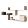 Mensola da parete TRIO 119x55x18 cm rovere sonoma