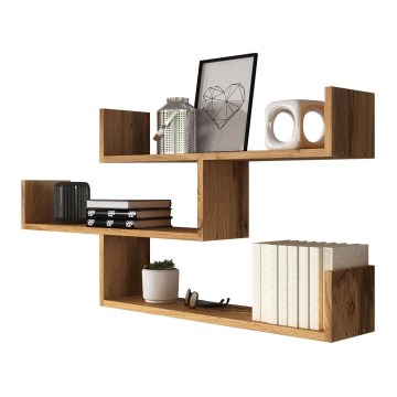 Mensola da parete TRIO 119x55x18 cm rovere Wotan