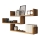 Mensola da parete TRIO 119x55x18 cm rovere Wotan