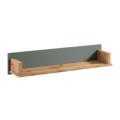 Mensola MENTA 110x20x21 cm rovere wotan/verde
