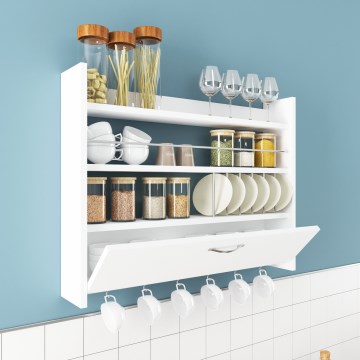 Mensola per cucina KNOTT 65x85 cm bianco