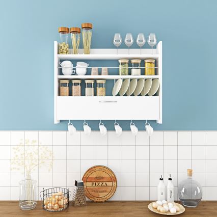 Mensola per cucina KNOTT 65x85 cm bianco