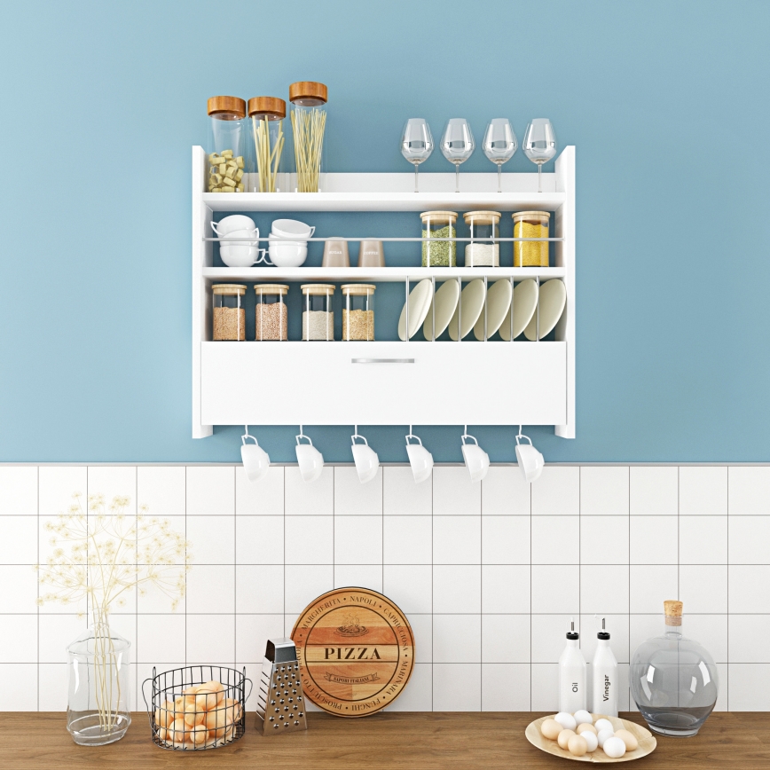 Mensola per cucina KNOTT 65x85 cm bianco