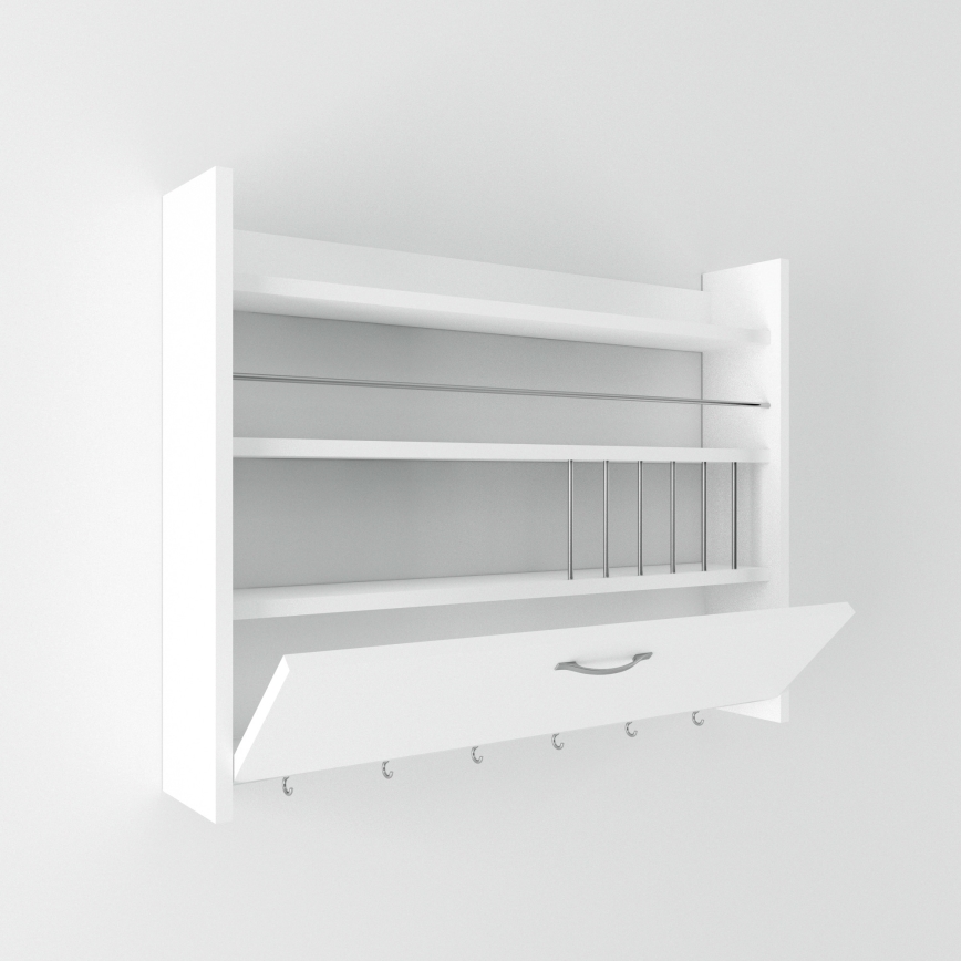 Mensola per cucina KNOTT 65x85 cm bianco