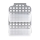 Mensola sospesa a due livelli per doccia 12x35,5 cm grigio/bianco