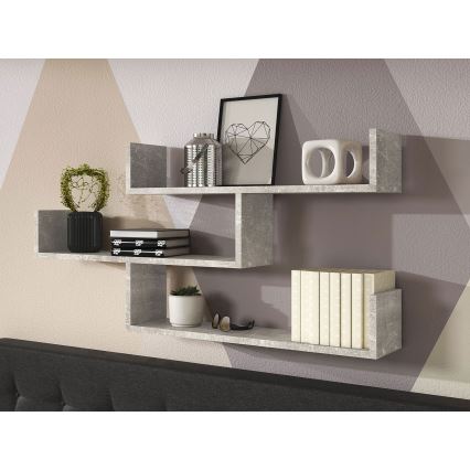 Mensola TRIO 55x119 cm grigio